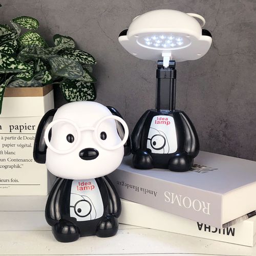 大白卡通充电台灯 led护眼小夜灯 折叠儿童礼品 礼物小台灯